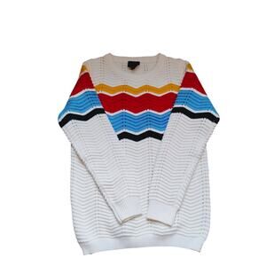 Women S Sweet Claire Light Sweater Rainbow Stripe Knit Pullover Adventuretime PB